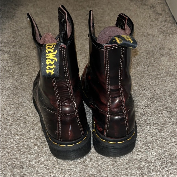 Dr. Martens Black and Red Boots - Picture 4 of 8